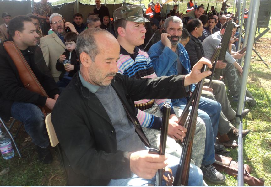 Tir au fusil de chasse