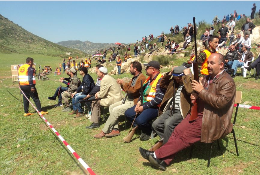 Tir au fusil de chasse