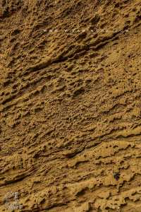 Paroi typique de la plage de Rachgoun