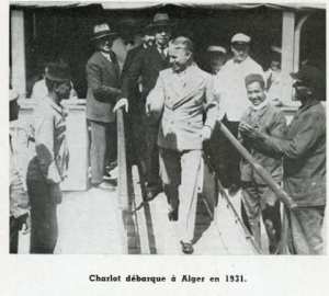 Charlie Chaplin à Alger en 1931