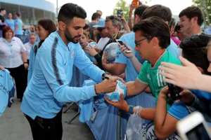 Accueil historique de la part des supporteurs de Manchester City pour Ryad Mahrez