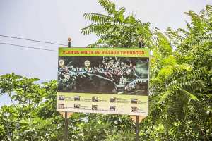 Plan du village de Tiferdoud (Kabylie)