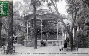 Alger - Kiosque à musique du Square Bresson