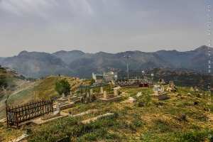 Le Cimetière de Tiferdoud (Kabylie) avec le carré des chouhadas