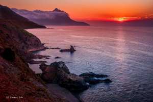 Coucher de soleil à  #Ténes #Algérie... !