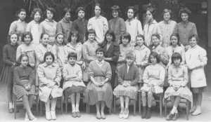 Classe de 6ème Doctrine Chrétienne de Constantine 1959-1960.Prof mme REICHER