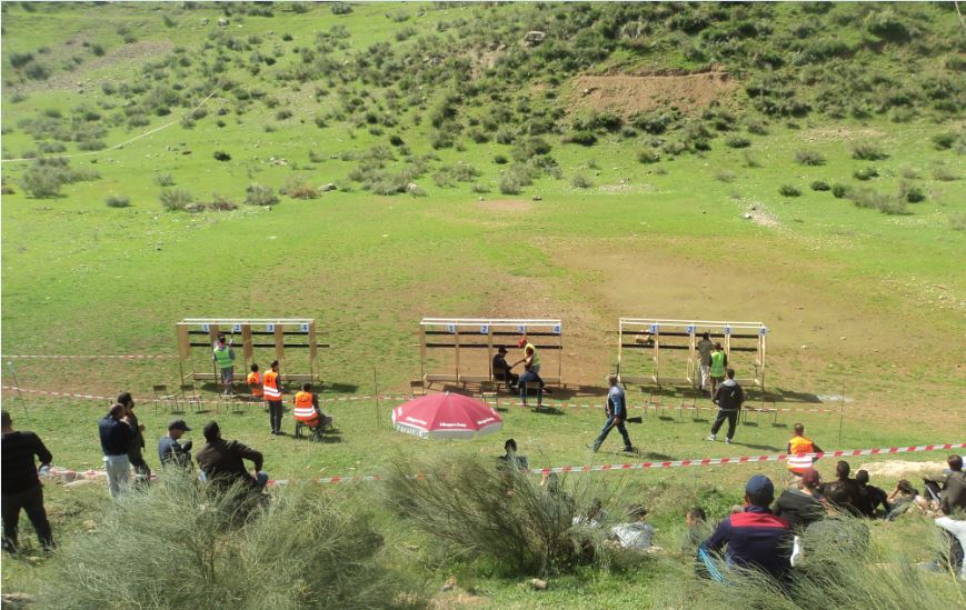 Tir au fusil de chasse