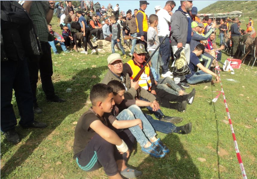 Tir au fusil de chasse