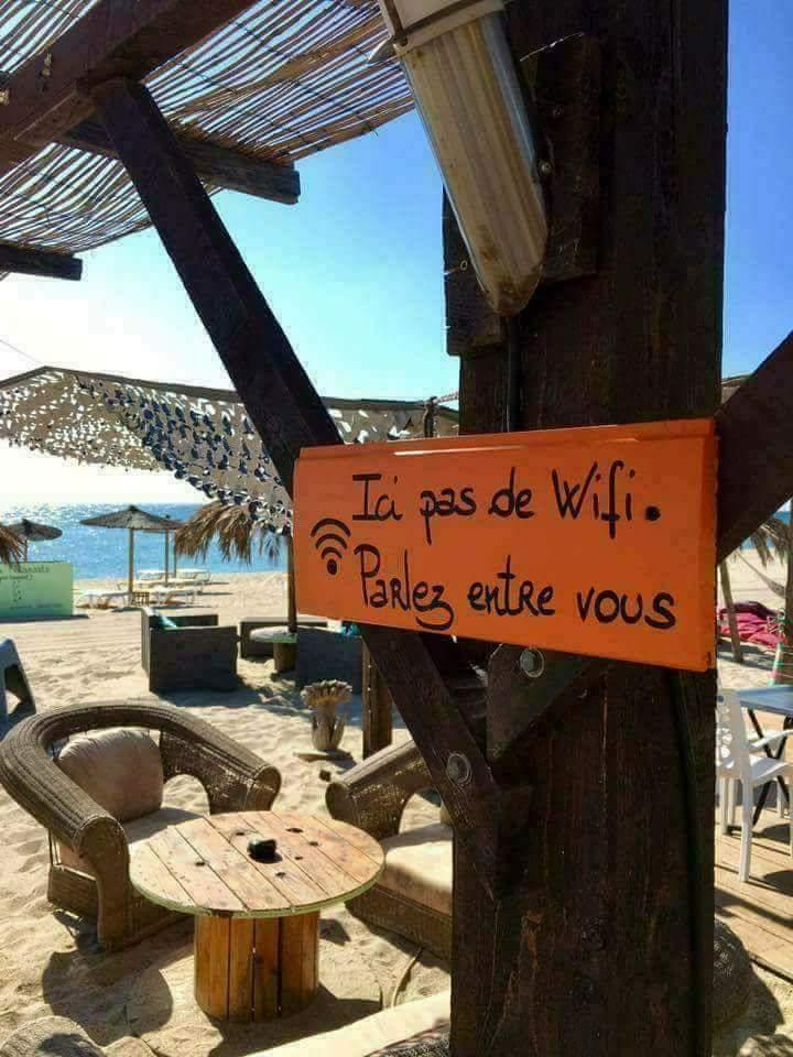 Ici pas de Wifi !