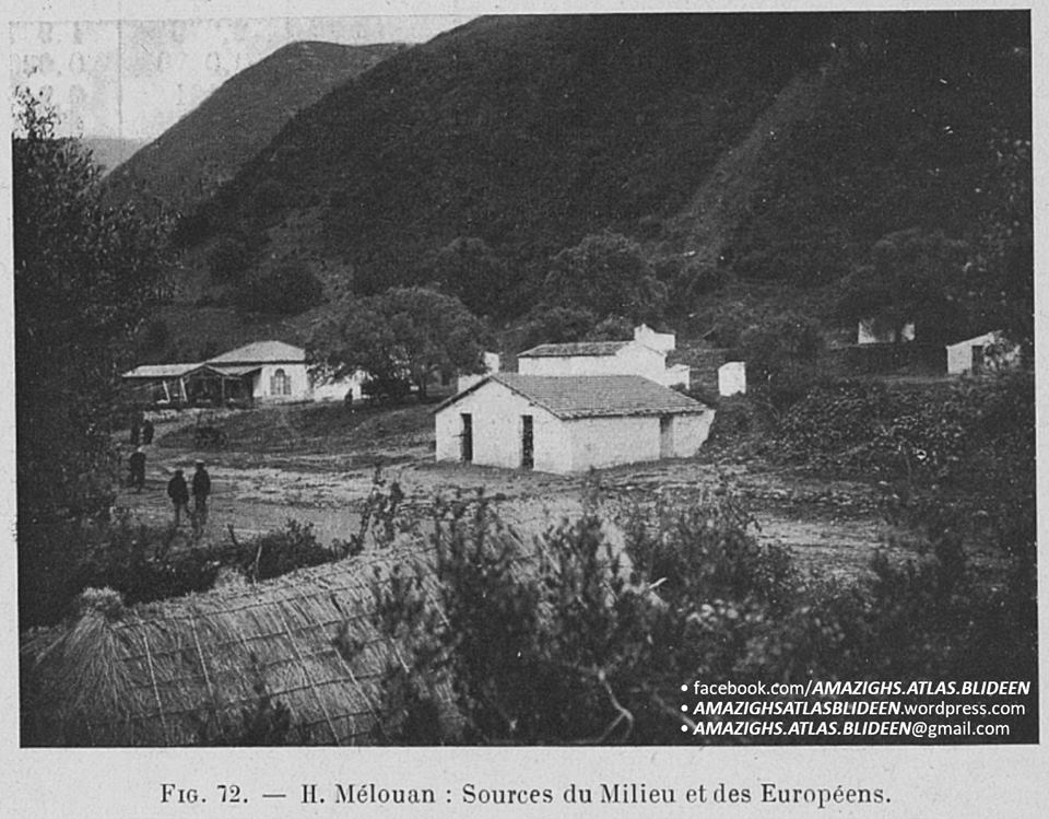 photos rares datant de 1911 prises dans la localité de “Ḥammam Melwan”,