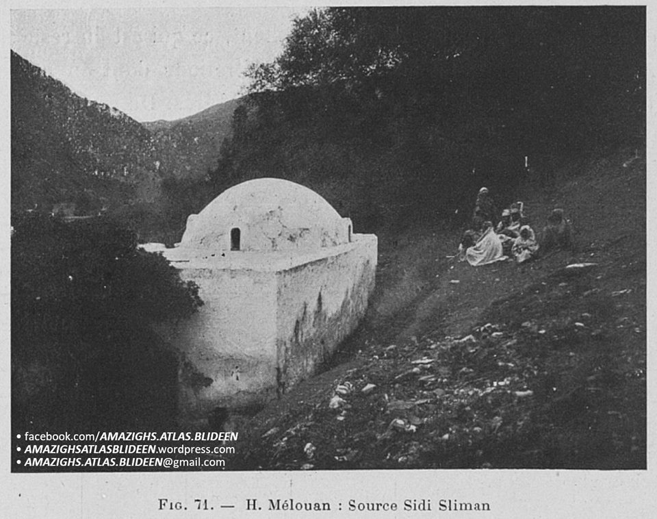 photos rares datant de 1911 prises dans la localité de “Ḥammam Melwan”,