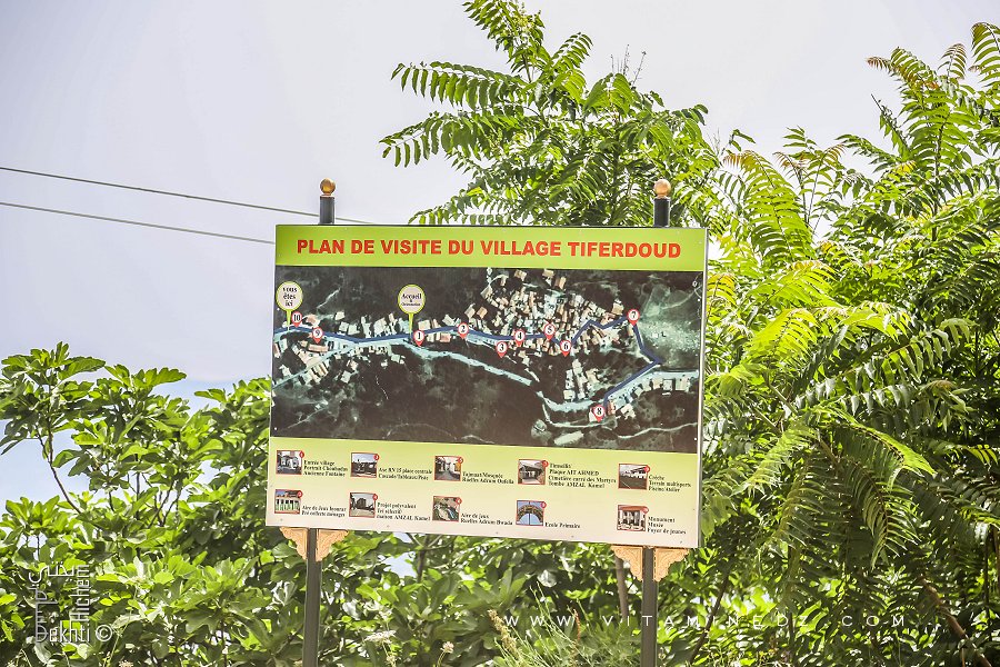 Plan du village de Tiferdoud (Kabylie)