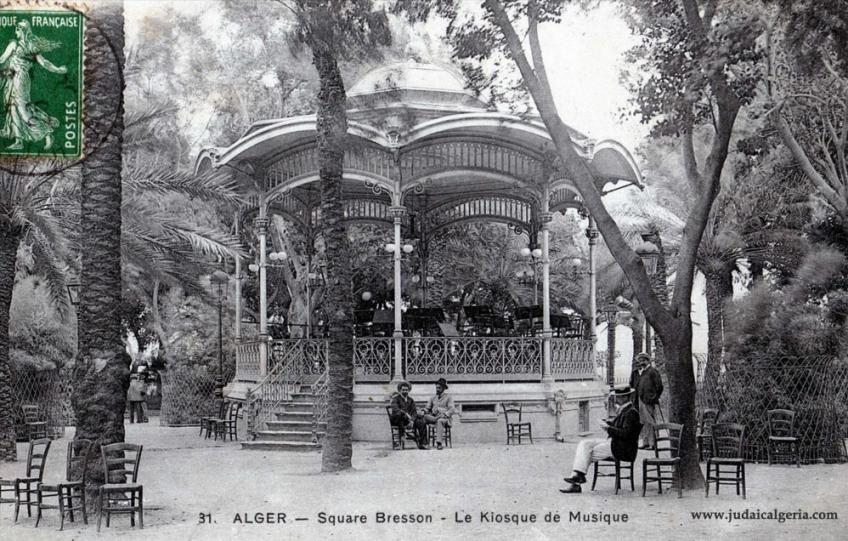 Alger - Kiosque à musique du Square Bresson