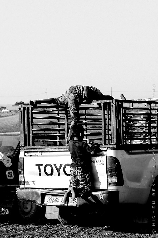 Enfants à la Waada d'El Ghenaina (Commune d'Amieur - Tlemcen)
