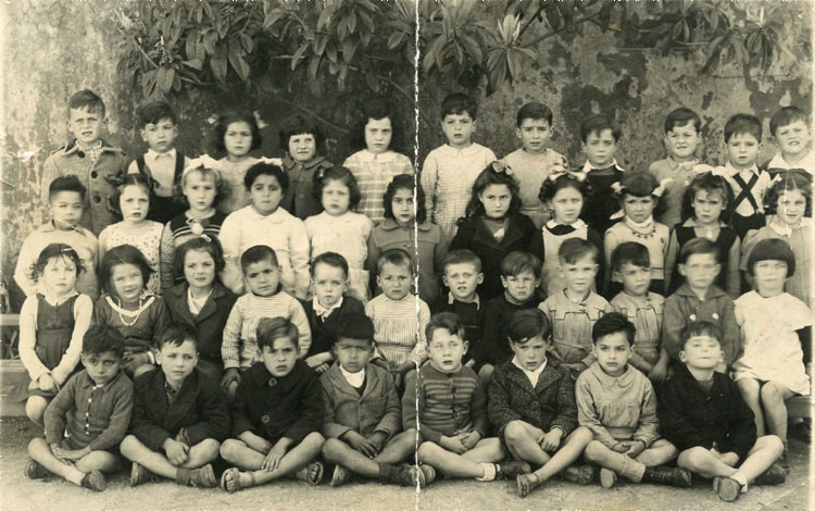 Maternelle ou CP donc 1945 ou 1946 à El Biar Alger