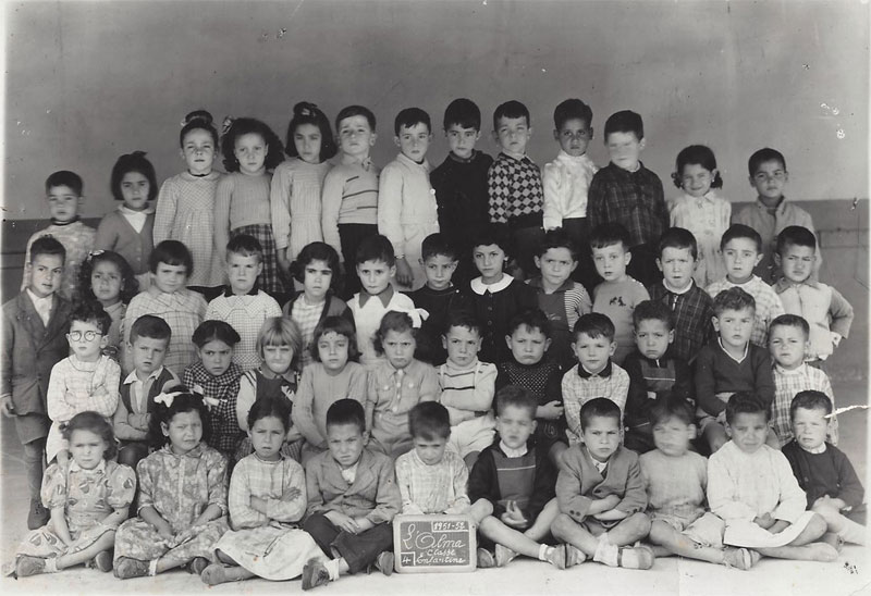 Ecole de l'Alma Boudouaou - Boumerdes en 1951 - 1952