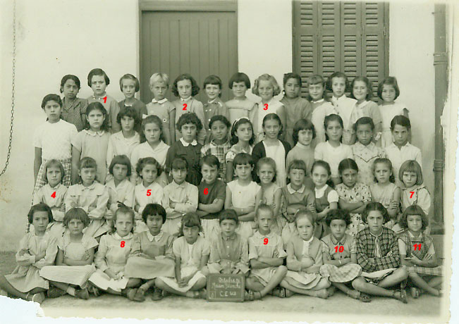 1956 école primaire Maison Blanche CE1 Dar El Beida Alger