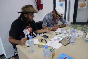 Les éditions DALIMEN au salon de la bande dessinée Tizi bulle