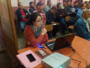 rencontre avec les céréalicultures le 17 octobre 2018  à Frikat.