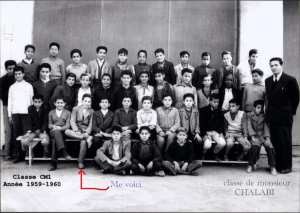 1960 - CM1 - école de la gare