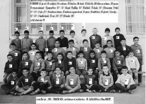 1958 - CM1 , école bel air , TLEMCEN - Bel-air