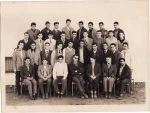 1961 - Classe de première moderne lycée de tlemcen - Lycee docteur benzerdjeb