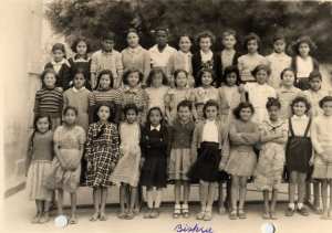 1955 - CM1-mlle Mateoli-mme Michel-Ecole de filles des Allées-Biskra-1955-1956 - Ecole les allées