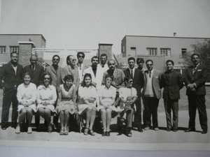1973 - Les professeurs du ceg de la Barga - Ceg la barga