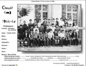 1966 - 6 ème M 3 - Ibn el rochd (ex  duveyrier)