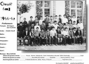 1966 - Classe 6èime 3 - Ibn el rochd (ex  duveyrier)