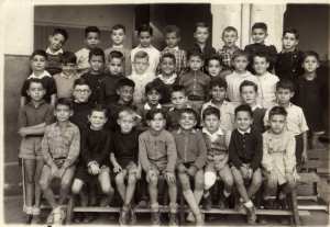 1955 - Cour élémentaire 1ere année MR HARTANI - Ecole bonnier