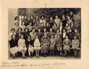 1950 - 5ème M 2 - Lycée de jeunes filles de blida
