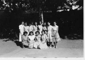 1952 - 4ème M 2 - Lycée de jeunes filles de blida