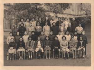 1954 - 6ème M2 - Lycée de jeunes filles de blida