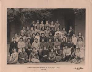 1955 - 5ème M2 - Lycée de jeunes filles de blida