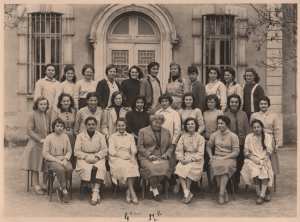 1956 - 4ème M2 - Lycée de jeunes filles de blida