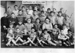 1958 - CM1 - Ecole de montpensier