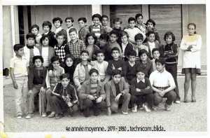 1979 - Classe de 4eme - Ecole benmrah
