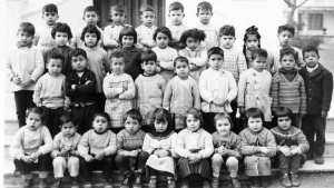 1960 - Classe de Maternelle - Ecole du bois sacré