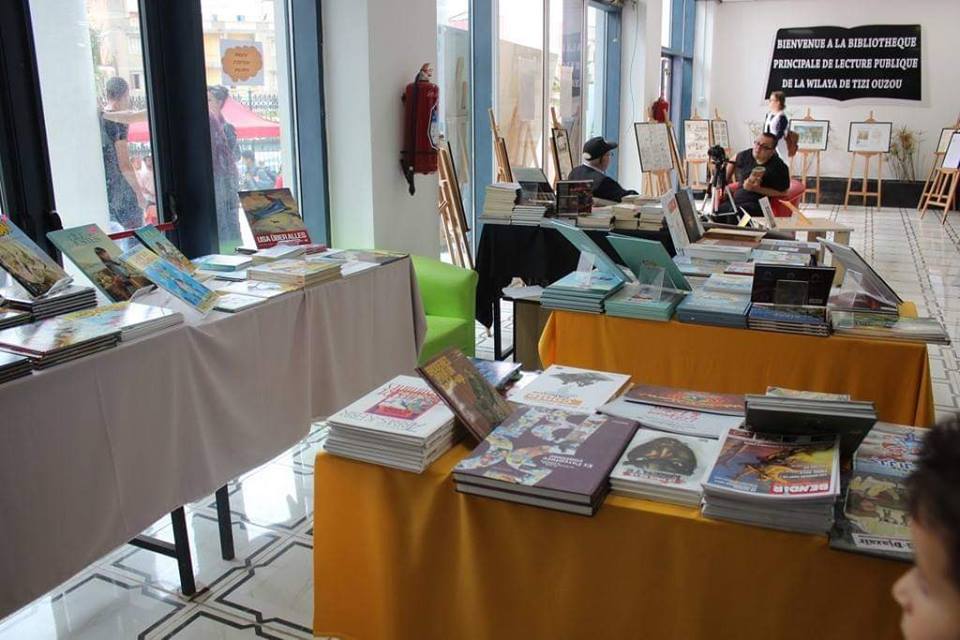 Les éditions DALIMEN au salon de la bande dessinée Tizi bulle
