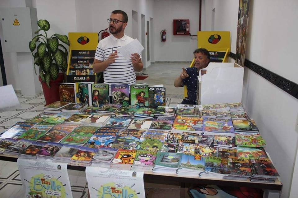 Les éditions DALIMEN au salon de la bande dessinée Tizi bulle