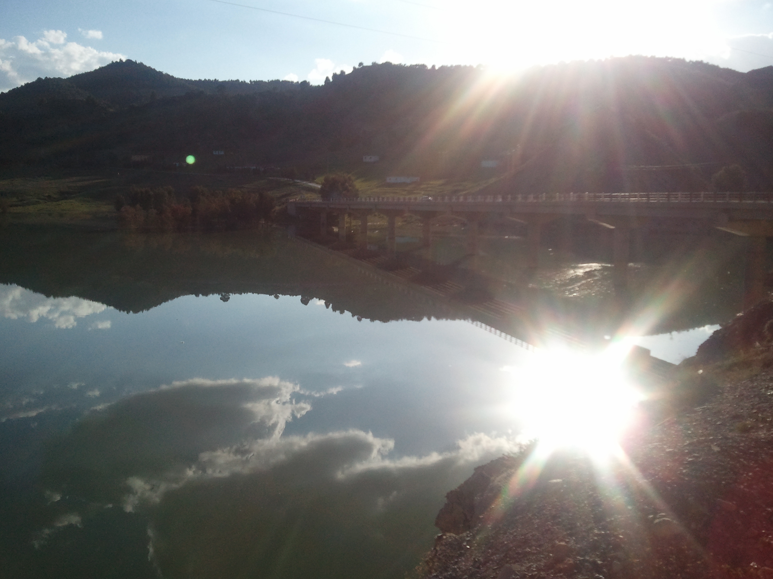 غروب الشمس من بني شعيب