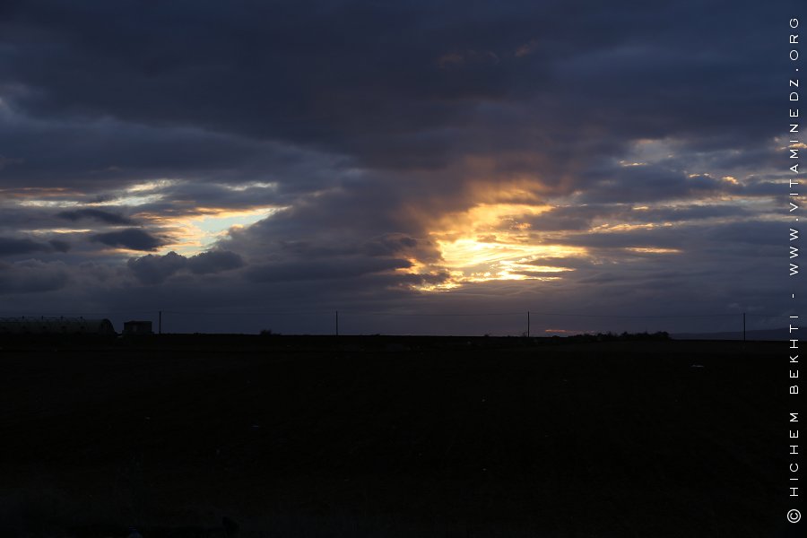Tlemcen - Coucher de soleil du coté de Azaiza