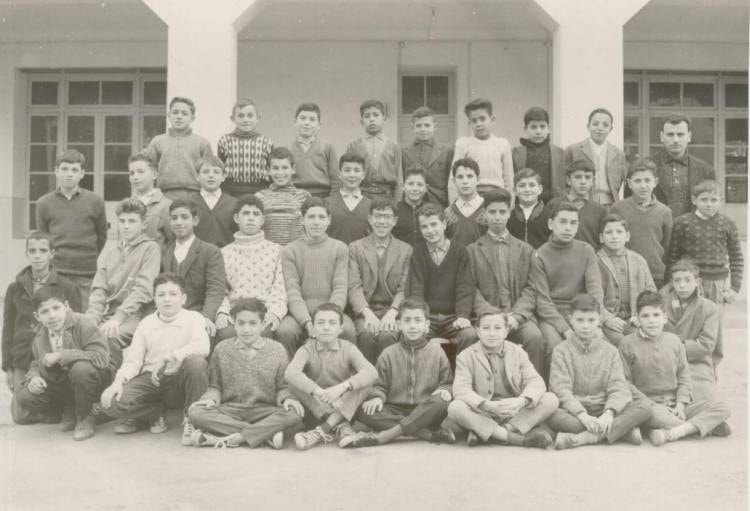 1962 - Classe de 6 ème - école jules ferry