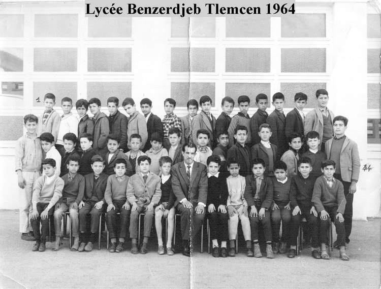 1964 - Classe 6°M3 - Lycee docteur benzerdjeb