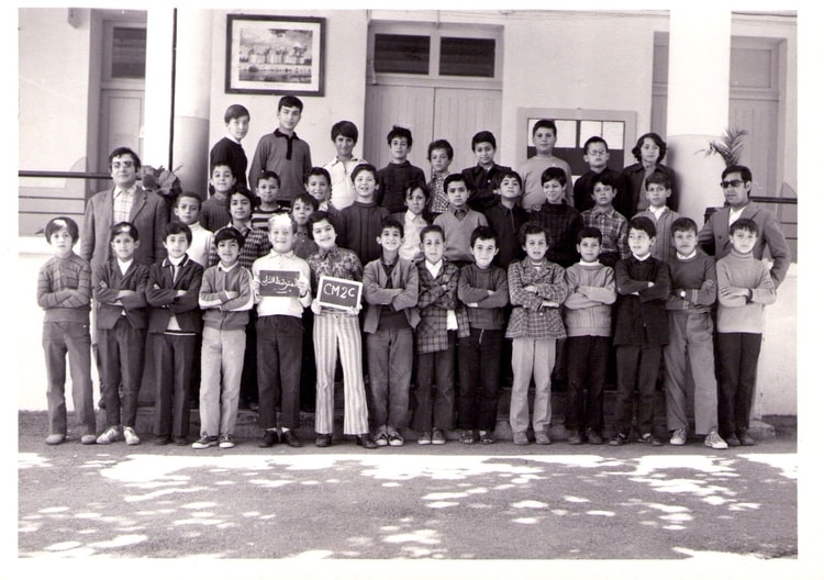 1972 - CM2c_72-73_Mrs Benmansour & Medjahed - Ecole el abili