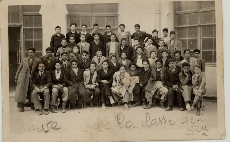 1949 - Classe de 5è collège batna - College de batna