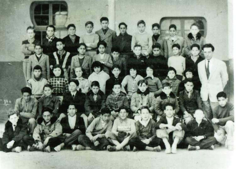 1954 - 6° du collège - College de batna