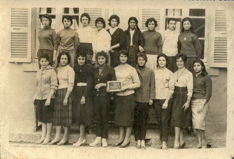 1958 - Classe de 3ème - College de batna