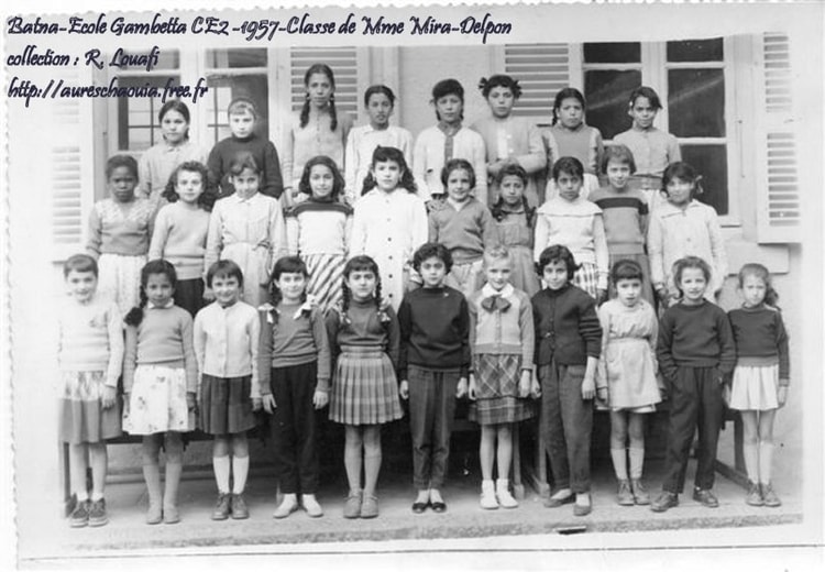 1958 - Ecole gambetta batna - College de batna